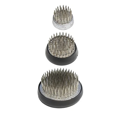 Ranas florales de acero inoxidable Kenzan, florero redondo de metal organizador pin soporte6915 - Imagen 1 de 4