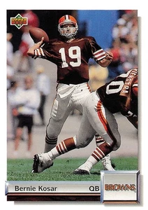 Upper Deck 1992 #G31 Bernie Kosar Oro - Foto 1 di 2