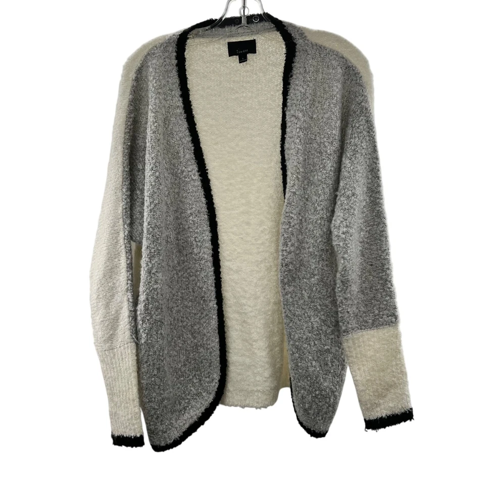 Cárdigan para mujer Lumiere tejido bloques de colores frente abierto multicolor talla pequeña Foto 1 de 4