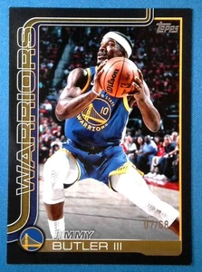 2025-26 Topps Flagship #136 Jimmy Butler III BLACK 07/68 - Golden State Warriors - Picture 1 of 2