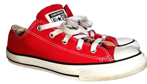 Converse All Star Chuck Taylor Red Ox Shoes 3J236 Kids/Youth size 3 - Pre Owned - Picture 1 of 13
