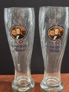 Hacker-Pschorr Weisse großes Bierglas - 2er Set - 0,5 l - 9 3/4 Zoll - Bild 1 von 3