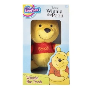 Micro Teenies! Disney Winnie The Pooh - Classic Pooh Bear Boxed NEW Plush Toy - Picture 1 of 4