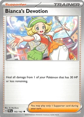 Bianca's Devotion 142/162 SV05 Temporal Forces Pokemon 007723 - Image 1 of 2
