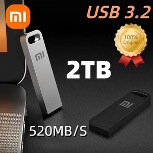 Xiaomi 2TB USB 3.2 Flash Drive High Speed Metal U Disk TypeC Memory Stick Waterp - Photo 1/27