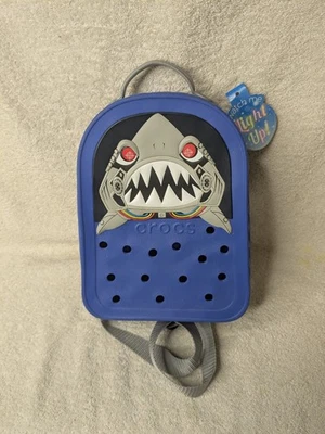 Crocs  Blue Shark Back Pack With Tags - Image 1 of 4