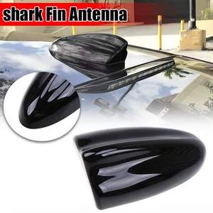 Blk Shark Fin Car Roof Antenna Radio FM/AM Signal Aerial For Hyundai Sonata Kia - Picture 1 of 17