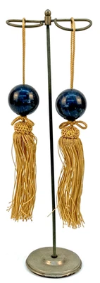 Peso de pergamino colgante de piedra Fuchin antigua japonesa Foto 1 de 4