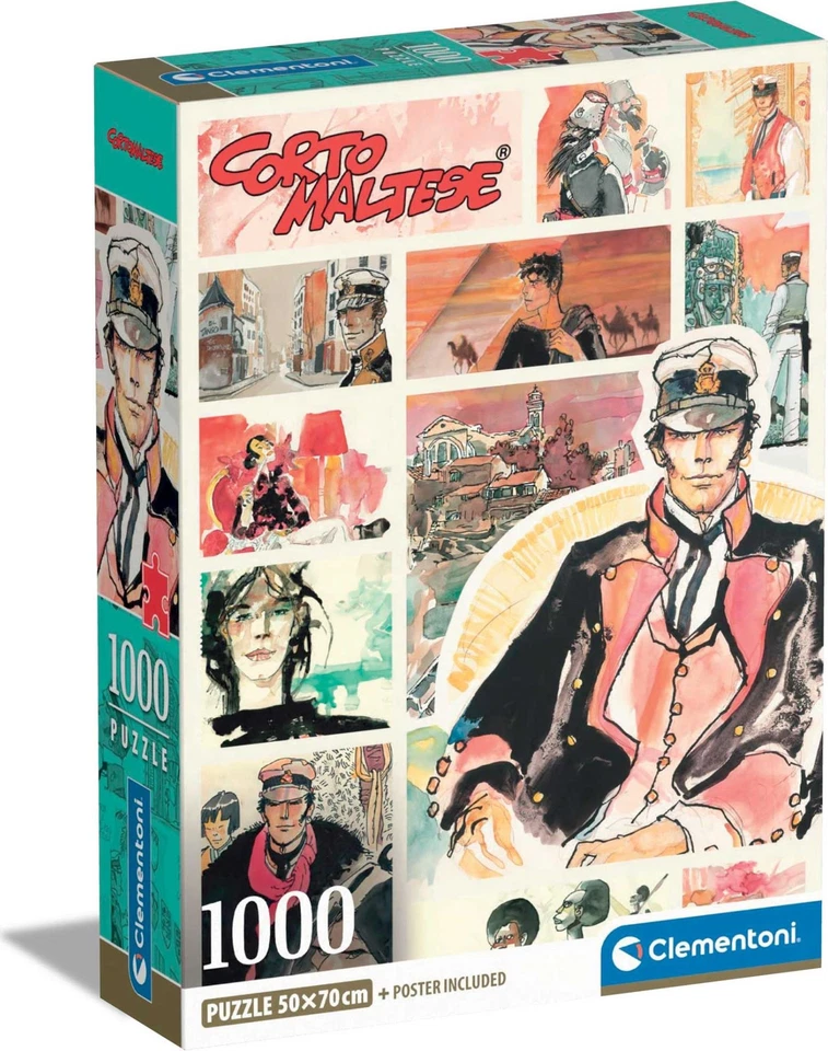 Clementoni Puzzle 1000 Pezzi Corto Maltese 39807