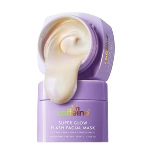 mCaffeine Super Glow Face Mask 25% AHA BHA PHA | 5 Min Glow | Pore Cleanser 50g - Picture 1 of 9