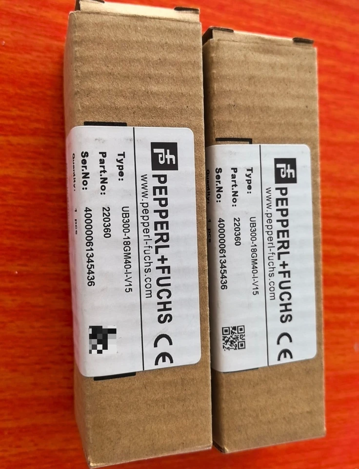 Pepperl + Fuchs ultrasonic sensor from Germany ub300-18gm40-i-v15 Brand new - Image 1 of 4