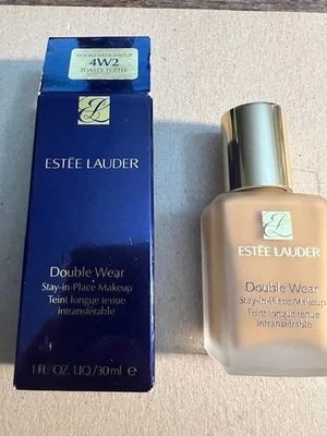 ESTEE LAUDER DOUBLE WEAR STAY IN PLACE MAKEUP 4W2 TOASTY TOFFEE  1 OZ NIB  Fr Sh - Image 1 of 4