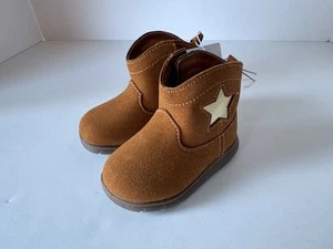 Carter’s Toddler Brown Western Boots Unisex Size 4 New - Picture 1 of 10