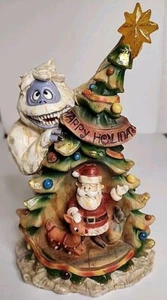 rudolph red nosed reindeer And Bumble Christmas Tree Figurine - Picture 1 of 4