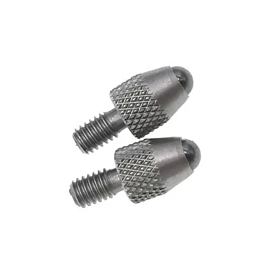 2 Carbide Ball Contact Points For Starrett Mitutoyo Inch Indicator 4-48 UNF