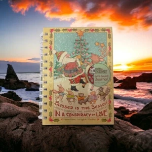 Mary Engelbreit Journal Christmas Blessed is the Season Santa Claus 80 Page NEW - Picture 1 of 15