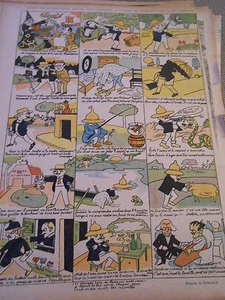 Caricature 1901 Patit traité d'hygiène à la Campagne Dessin de Dépaquit - Picture 1 of 1