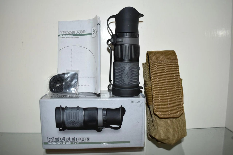 Vortex RECCE Pro HD 8 x 32 Ranging Ret Monocular RP-100 Rangefinding NIB - Image 1 of 4