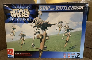 AMT Ertl Star Wars Episode 1 Stap W/ Battle Droid AMT/ERTL 1:6 Model Kit # 30124 - Picture 1 of 3