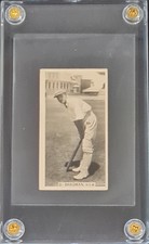1928/1929 SIR DONALD BRADMAN *ROOKIE* CRICKET W.D. & H.O. WILLS TRADING CARD