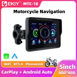 Navigatore Carplay Touchscreen Android Auto Per Moto 5 pollici Wireless IPS - Foto 1 di 6