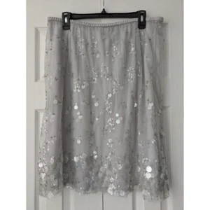 J. Crew Collection Flower Sequin Skirt Size Large NWT $198 CD483 - Picture 1 of 7