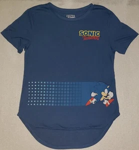 SONIC THE HEDGEHOG T-Shirt Junior Größe Medium 7-9 blau - Bild 1 von 4