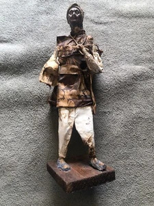 Papier-Mâché Mexican Man Carrying Large Basket Of Clay pots - Picture 1 of 10