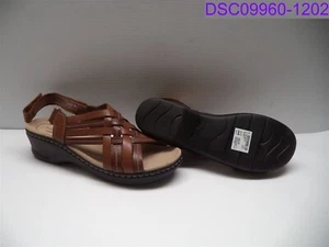 Zapatos de mujer talla 10 Clarks Lexi Carmen sandalia con cordones tostados - Imagen 1 de 6