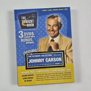 The Tonight Show The Original Ultimate Collection Johnny Carson 3 DVD Set Sealed - Picture 1 of 7