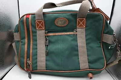 RICARDO BEVERLY HILLS Carry On Travel Bag Overnight Luggage Green 15x12x6 VTG - Image 1 of 4