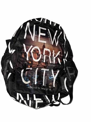 Рюкзак Robin Ruth New York City многоцветный на молнии поврежден - Изображение 1 из 4