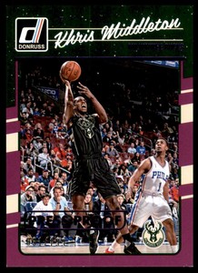2016-17 Donruss Press Proofs Purple #7 Khris Middleton /199