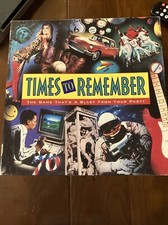 1991 Times To Remember Board Game. Milton Bradley. Great Party Game. Complete