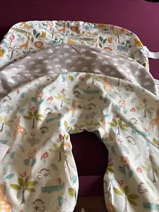 Lot x 3 Boppy Nursing Pillow Covers Jungle Safari Geometric Excellent! - Picture 1 of 3