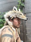 Coyote Headdress Native American Mountain Man native made to order