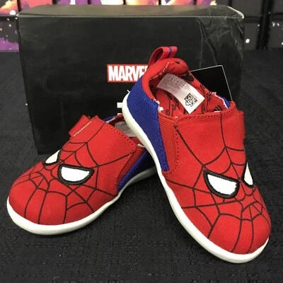 Toms x Marvel Tiny Whiley Red Marvel Spider-Man Face Print - Image 1 of 4
