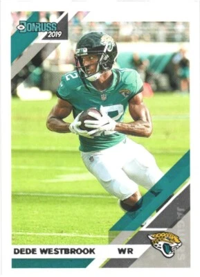 2019 Donruss #123 Dede Westbrook Jacksonville Jaguars  Football Card - Image 1 of 2