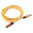 For Iphone Ipod Ipad 6ft Usb Cable Orange Charger Cord Power Wire Braided Long