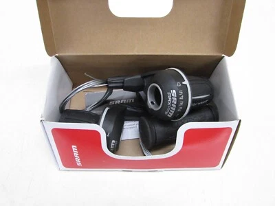 NOS! SRAM TWISTERSET 6 SPEED R MICRO F, MRX COMP TWIST SHIFTER BLACK FINISH - Image 1 of 4
