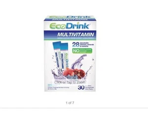 EcoDrink Complete Multivitamin Getränkemix, 30 Päckchen - Heidelbeer Granatapfel - Bild 1 von 1