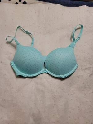 Sujetador con aros acolchado a lunares verde mar Flirtitude talla 32B Foto 1 de 4