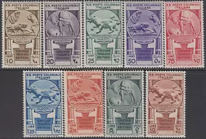Italy Colonies General - Sassone n.23-31 - 50° Eritreo MH* cv 660$ - Picture 1 of 5