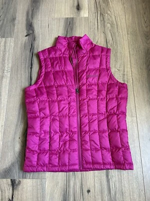 NUEVO Chaleco Marmot Niñas 550-Relleno Sol Talla Juvenil Grande Rosa Cremallera Completa Foto 1 de 4