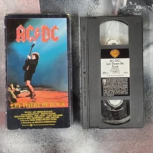 1989 AC/DC Let There Be Rock Live In Paris 1980 Bon Scott VHS Concert 1285 - Foto 1 di 2