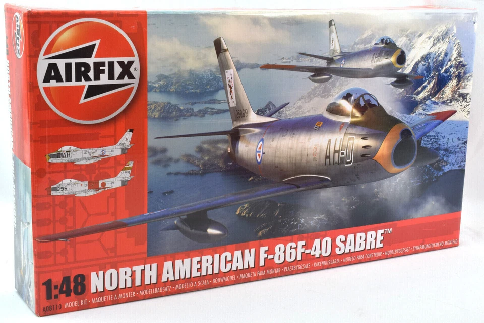 Kit de avión modelo Airfix North American F-86F-40 Sabre escala 1:48 A08110 Foto 1 de 1