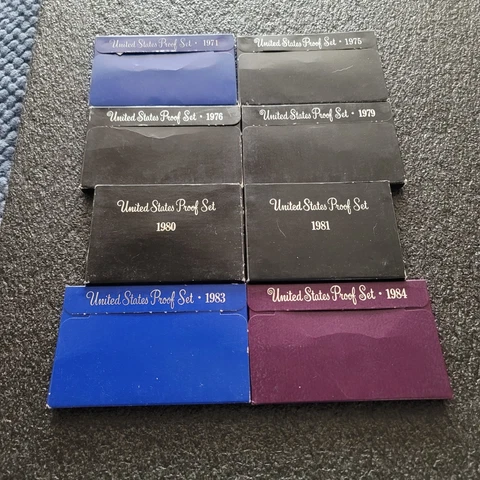 LOT OF 16 DIFFERENT US PROOF SETS - SEE ATTACHED LIST #BBB Cover