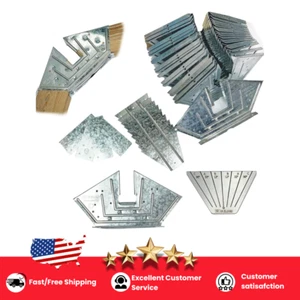 EZBUILDER 7x8 Foot Galvanized Steel DIY EZ Framing Kit Storage Shed Garage Barn - Picture 1 of 11