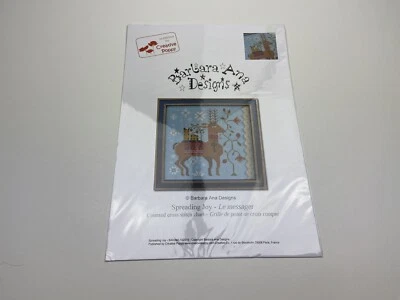 Barbara Ana Designs Spreading Joy Le Messenger Counted Cross Stitch Pattern 3P - Image 1 of 3
