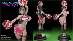 18+ NSFW Bay Fan Art Digital Dark Pinup UNMONTIERTES Modell mit Optionen & Skalen - Bild 1 von 11